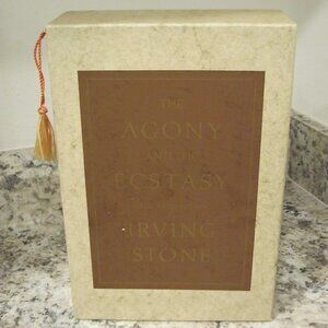 The Agony And Ecstasy Slip Cover Book Irving Stone